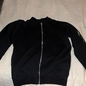 Boohooman Black Bomber jacket